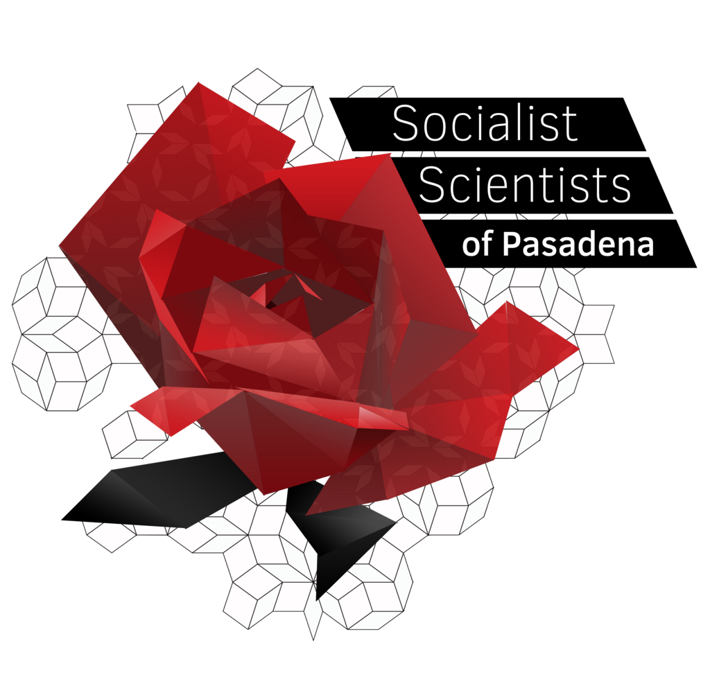 Socialist Scientists of Pasadena logo